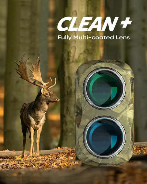 Flat Out Legit Hunting Rangefinder Providing 800 Yard Laser Range Finder Accuracy With Serious Bow Hunting Mode For Crisp Angle Calculations And Reliable Target Lock Vibration Plus Quick Scanning And Rugged Carry Case