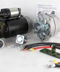 Heavy Duty 24 To 12 Volt Drop In Conversion Kit For John Deere 3020 4020 4010 Tractor parts including starter and alternator.