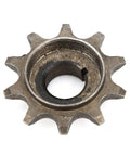 Front Sprocket For 415 Chain With Ten Teeth Iron Alloy Build For 2 Stroke Motorized Machines Built Tough For Upgraded Performance And Durability