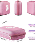 277Piece Compact Emergency First Aid Kit For Car Travel And Go To Outdoor Adventures Pink Portable Trauma Supplies Bag dimensions