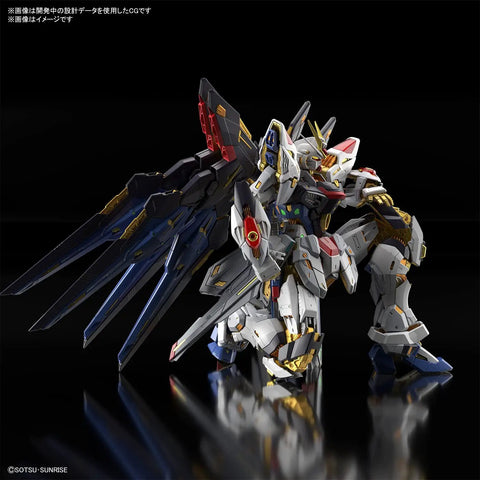 Strike Freedom Gundam MGEX Seed Destiny One Hundred Scale Model Kit With Extreme Metallic Finish And Sick Articulation For Dope Poses