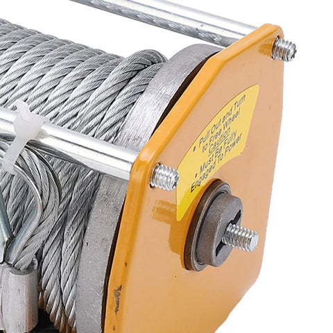 5mm x 10m synthetic rope on Cool 12V Electric Winch Kit Slams Out 3000Lbs with roller fairlead for off roading use.
