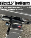 2.5 Inch Hitch Receiver Silencer Pad 3 Pack Rubber Cushion on trailer hitch receiver