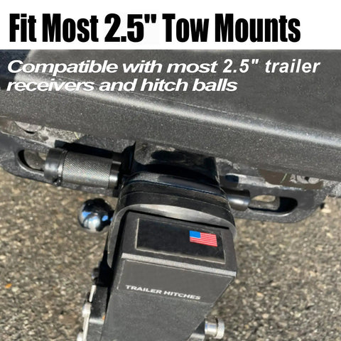 2.5 Inch Hitch Receiver Silencer Pad 3 Pack Rubber Cushion on trailer hitch receiver
