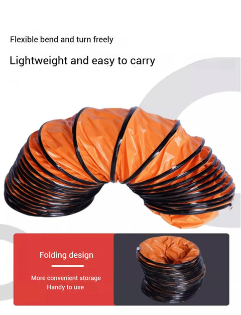 Zero Hassle Portable Fume Extractor And Hardcore Dust Extraction Fan With Adjustable Duct for workshop ventilation showing flexible ducting.