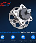 Rear Wheel Bearing And Hub Assembly For 2010 To 2015 Toyota Prius And 2012 To 2015 Prius Plug In 5 Lug With ABS overview