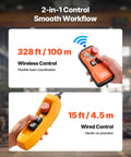 Wireless and wired remotes for Electric Chain Hoist 1100 Lbs With 20 Ft Lift Height 120V 60Hz Single Phase Overhead Crane.
