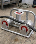Heavy Duty Cable Guide Pulley Built Tough With Steel And Aluminum Wheels for slick wire routing on job sites.