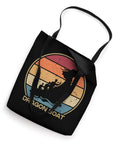 Paddler And Drummer Lover Dragon Boat Tote Bag For Team Crews with dragon boat silhouette on black fabric, 16x16in.