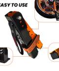Portable Motorcycle Maintenance Stand With Adjustable Height Lift For Chain Cleaning And Lubrication, Easy To Use, Compact Moto Jack
