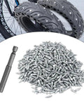 Heavy Duty Tire Studs For Winter Grip: Sturdy Alloy Spikes And Car Wheel Repair Kits With Extreme Durability For Suvs Atvs And Safe Driving, steel tire studs with install tool