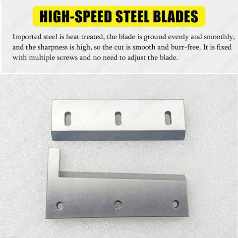 High-speed steel blades for Dead Nuts Precise Electric Heat Shrink Tube Cutter, designed for smooth burr-free cuts.