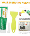 Two Set Wall Mending Repair Cream For Cracks Graffiti And Stains Easy To Apply Crack Paste With Scraper Quick Fix