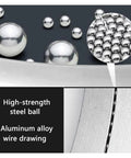 Lazy Susan Turntable With Heavy Duty Metal Bearing 300 400 500 600mm Anti Rust Aluminum Alloy Smooth Ball Bearing close-up
