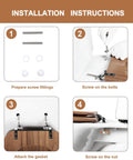 Installation instructions for Round Toilet Seat Made From Molded Wood With Zinc Alloy Hinges, step-by-step guide.