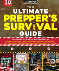 Top Shelf Prepper Survival Guide Straight Talk On DIY Self Reliance Off Grid Homestead, survival manual cover featuring emergency tools and graphics.