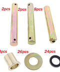Heavy Duty Undercarriage Pin Bushing And Seal Repair Kit For Bobcat MT52 MT55 Includes Idler Pins Keyed Pins Seal Lip Press Fit Bushings Washers And More