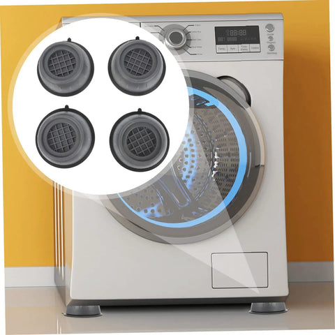 8 Pack Slip Shockproof Foot Pads For Washing Machines And Refrigerators Heightening Stabilizer Mats shown on washing machine