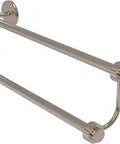 24 Inch Double Towel Bar In Antique Pewter Finish, Solid Brass Construction With Concealed Screw Mounting, Two Bar Design Maximizes Wall Space