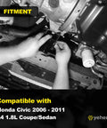 Honda Civic Engine Motor Mount 1.8L 2006-2011 Automatic Transmission Direct Fit OEM Quality Replacement installation view
