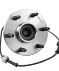 Front Wheel Bearing Hub Assembly 515054 For Chevy And GMC 6 Lug 2WD With ABS Easy Install Front Hub Replacement For 2005 Silverado Sierra Yukon And Yukon XL 1500 Durable High Quality Ready To Roll with ABS sensor cable
