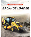 Towable Mini Backhoe Loader 4x4 Compact Front End Loader And Excavator For Small Farms Homesteads And Property Maintenance
