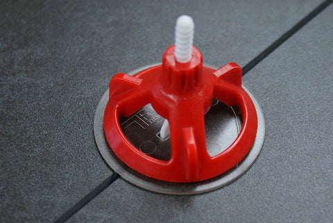 Tile Leveling System Starter Kit With 1/8 Inch Base Plates And Reusable Caps, Lippage Control For Fast, Precise Tile Installations, Easy Spin Design For Pros And DIYs