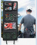 Climbing Quickdraw Hanging Storage Bag Foldable Carry Pouch For Gear Organization Waterproof Nylon And PVC Build