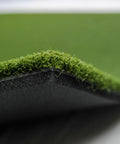 Close-up of edge texture on Durable 4x5 Golf Mat For Indoor Outdoor Practice Heavy Duty Commercial Tee Ready Mat with realistic fairway feel