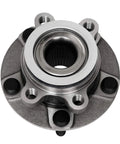 Beefy Front Wheel Bearing And Hub Assembly For 2008 2013 Nissan Rogue And 2014 2015 Rogue Select Plus 2008 2012 Sentra Two Point Five Liter 4 Cylinder 5 Lug With ABS OEM Quality Replacement For A Smooth Quiet Ride, top view
