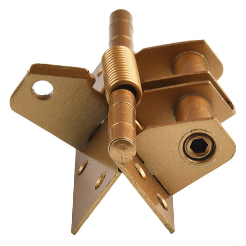 Gold spring positioning door closer with 90 degree hold open no fuss easy install auto self closing soft shut for interior doors, hardware