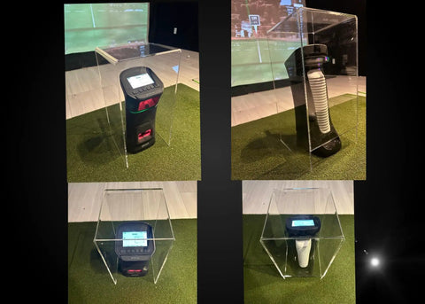Eye Mini Protective Case For Golf Launch Monitors Like Foresight GC3 GCQuad And Bushnell Launch Pro Heavy Duty 6mm Acrylic Shield