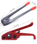 Heavy Hitter Polypropylene Strapping Kit with 3500 Feet of Half Inch Pallet Tape Manual crimper and tensioner tool set