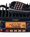 Beefy 144 MHz Mobile Transceiver With 80 Watts And No Fan Cooling, Large 6 Digit Backlit LCD, Heatsink Built, with handheld mic