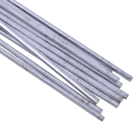 15 Low Temperature Aluminum Repair Rods no flux needed for quick easy welding on props, doors, rims, galvanized steel, air conditioning lines