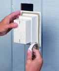 Installing Low Profile In Box Electrical Box With Weatherproof Cover For Flat Surface Retrofit Construction 1 Gang Vertical Clear Finish