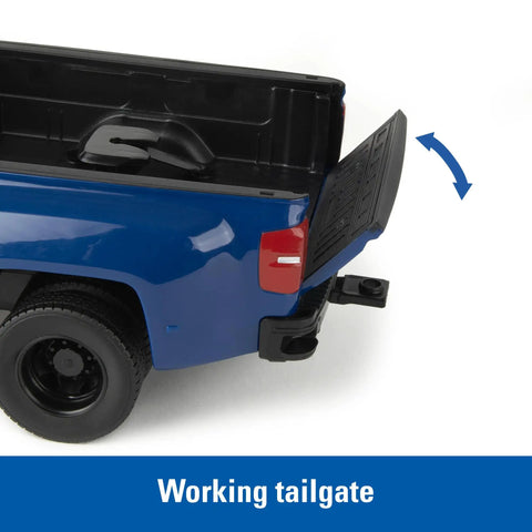 Chevy Pickup Truck Toy With Lights And Trailer For Indoor And Outdoor Play A Real Work Rig Experience 1 To 16 Scale Opening Tailgate