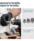 Dual Function Pipe Threading Tool Set For Water Lines Internal And External Thread Cutter Built To Last Pro Grade Steel