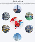Pro Grade Lockout Hasp for Multi Person Equipment Lockout during Maintenance, industrial applications collage
