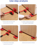 Heavy Duty Furniture Lifter With Non Slip Pads And Four Smooth Rollers For Effortless Moving in four step usage guide.