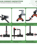 Instructions for assembling the 230-Foot All-In-One Drip Irrigation Kit with quick connect tubing and emitters.