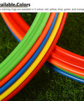 Colorful rings from DIY Drone Obstacle Course Kit For Indoor And Outdoor Practice, Customizable Loop Gate, Sensory Ring, 60cm Yellow Race Ready Setup, Weatherproof Flight Gear For Kids And Beginners