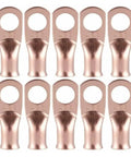 Premium 20 Piece Pack Of Heavy Duty 4 AWG Ring Terminal Lugs With 3/8 Inch Hole For Copper Wiring Electrical Power Cable Connectors Kit copper lugs