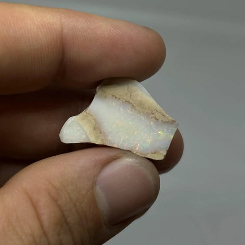 Raw Opal Cutting Material From Coober Pedy Multicolor Barred Opal Stone Light And Dark For Jewelry Making And Lapidary Projects