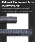 Fume Extraction Kit With 4000 RPM High Efficiency Fan, featuring extendable exhaust hose for 3D printer enclosures and engravers.