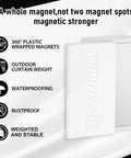 24 Pack Outdoor Curtain Weights Magnetic Waterproof Beefed Up Heavy Duty Window Drapery Anchors For Patio Pergola Gazebo