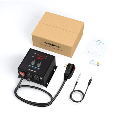 Heating And Cooling PID Temperature Controller IPB-16S Pre Wired Digital Home Brewing Controller With Independent Pump Thermostat
