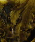 Olive Barred Schlappen Fly Tying Material, 5 To 7 Inch Length, Durable Pro Grade Quill Fibers with classic barred pattern visible.