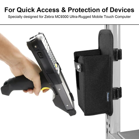 Rugged Barcode Scanner Holster With Ballistic Nylon Carrying Case For MC3300 Ultra Rugged Mobile Touch Computer Handheld Scanner Holder