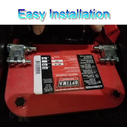 Heavy Duty Battery Terminals Set With Anti Corrosion Military Grade Quick Release Connectors for marine boats and RVs installation